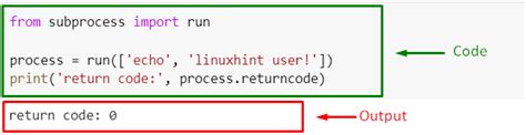 python subprocess run|subprocess run return code.